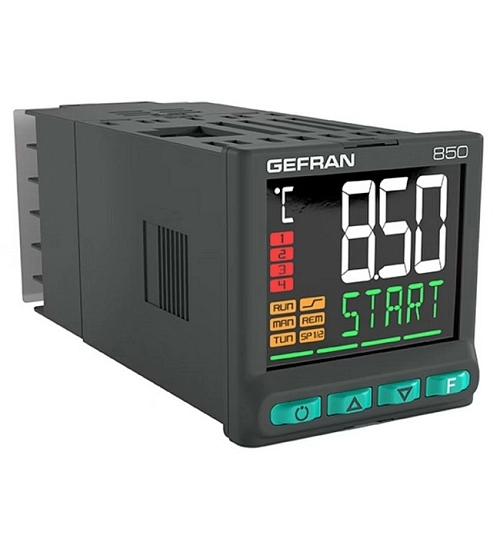 Dvousmyčkový PID regulátor teploty GEFRAN 850